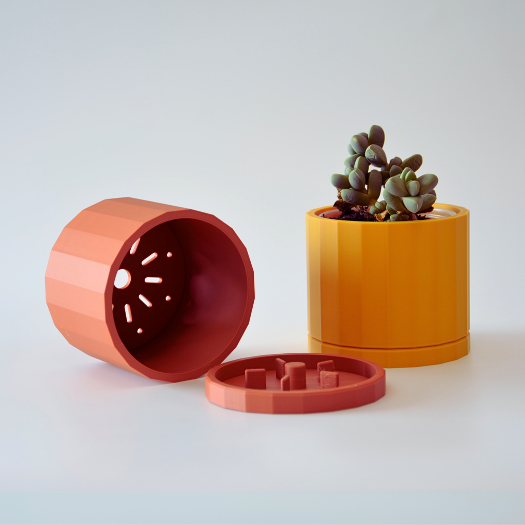 Facet an Indoor Planter with Drip Tray